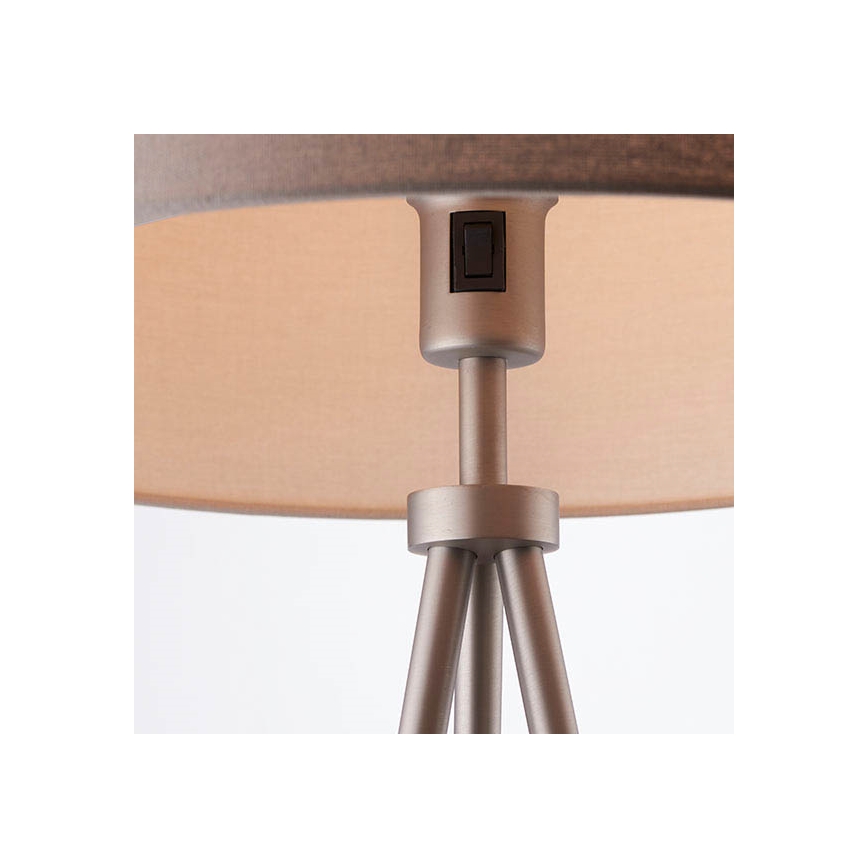Endon 66987 - Lámpara de pie TRI 1xE27/60W/230V beige