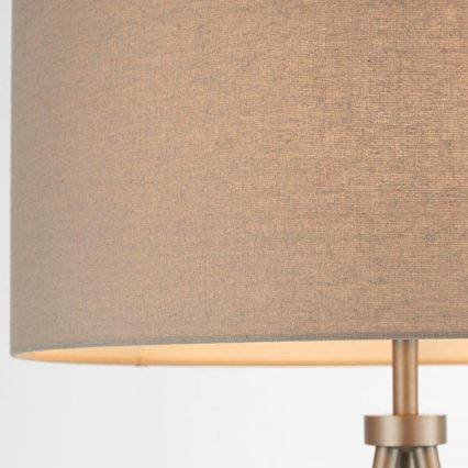 Endon 66987 - Lámpara de pie TRI 1xE27/60W/230V beige