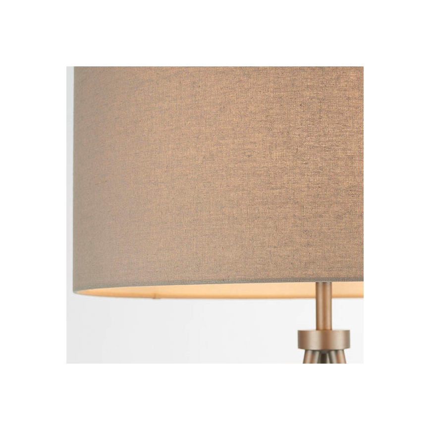 Endon 66987 - Lámpara de pie TRI 1xE27/60W/230V beige
