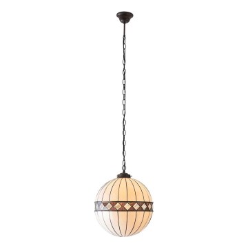 Endon 67045 - Lámpara colgante con cadena FARGO 1xE27/60W/230V diá. 40 cm