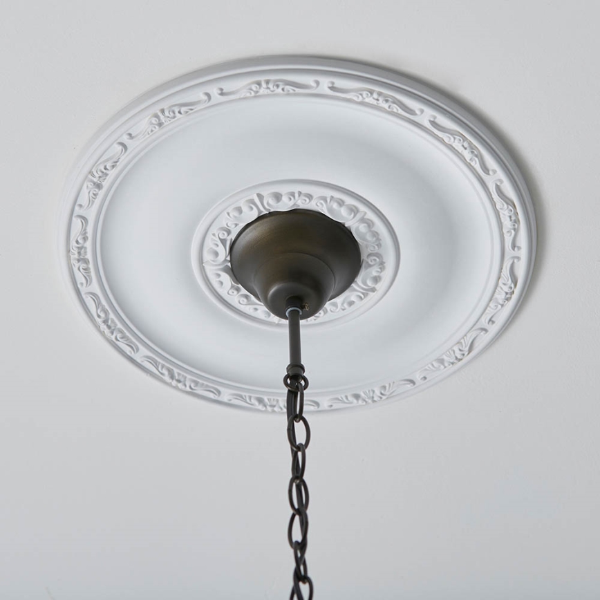 Endon 67045 - Lámpara colgante con cadena Tiffany FARGO 1x E27/60W/230V diámetro 40 cm