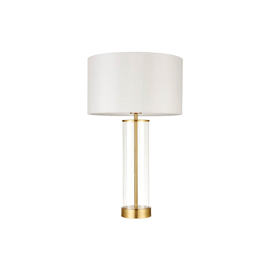 Endon 68802 - Lámpara de mesa táctil regulable LESSINA 1xE27/10W/230V dorada/blanca