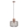 Endon 68986 - Lámpara colgante NICOLA con cable 1xE27/40W/230V, acabado en cobre