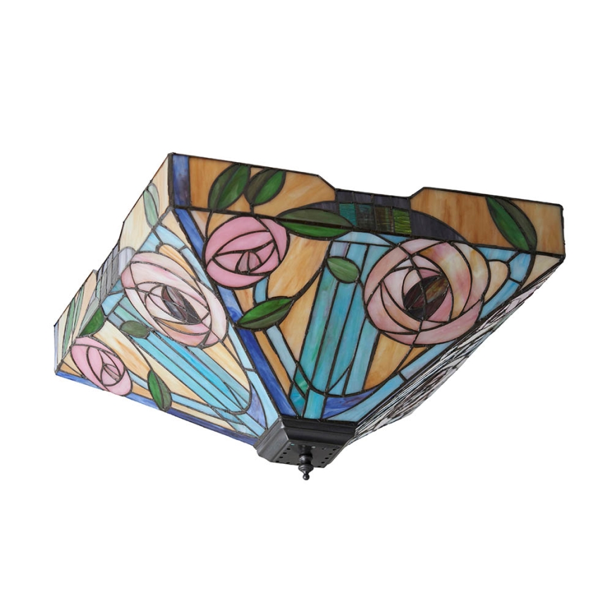 Endon 70698 - Plafón WILLOW 2xE27/60W/230V