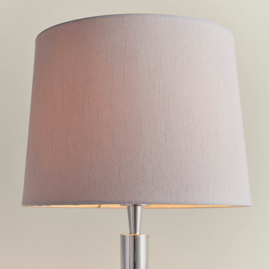 Endon 72175 - Lámpara de mesa con puerto USB SYON 1xE14/40W/230V cromo brillante/beige