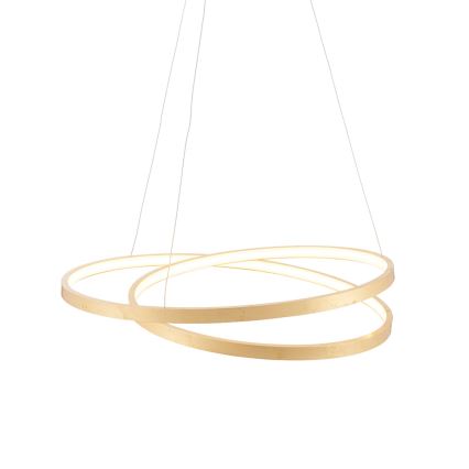 Endon 72479 - Lámpara LED colgante SCRIBBLE LED/31,5W/230V 3000K dorado