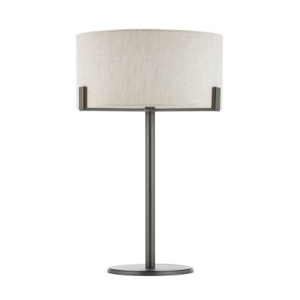 Endon 72631 - Lámpara de mesa HAYFIELD 1xE27/40W/230V bronce/gris