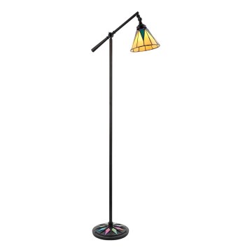 Endon 74355 - Lámpara de pie Tiffany DARK STAR 1xE14/40W/230V