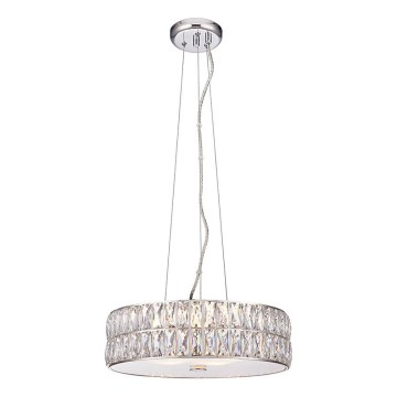 Endon 76513 - Lámpara colgante LED VERINA con cable 5xLED/5W/230V, cromado brillante
