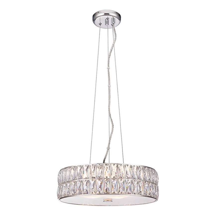 Endon 76513 - Lámpara colgante LED VERINA con cable 5xLED/5W/230V, cromado brillante