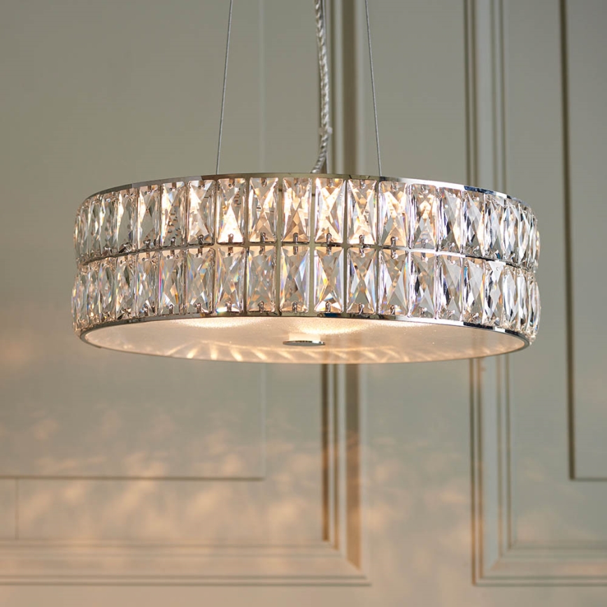 Endon 76513 - Lámpara colgante LED VERINA con cable 5xLED/5W/230V, cromado brillante