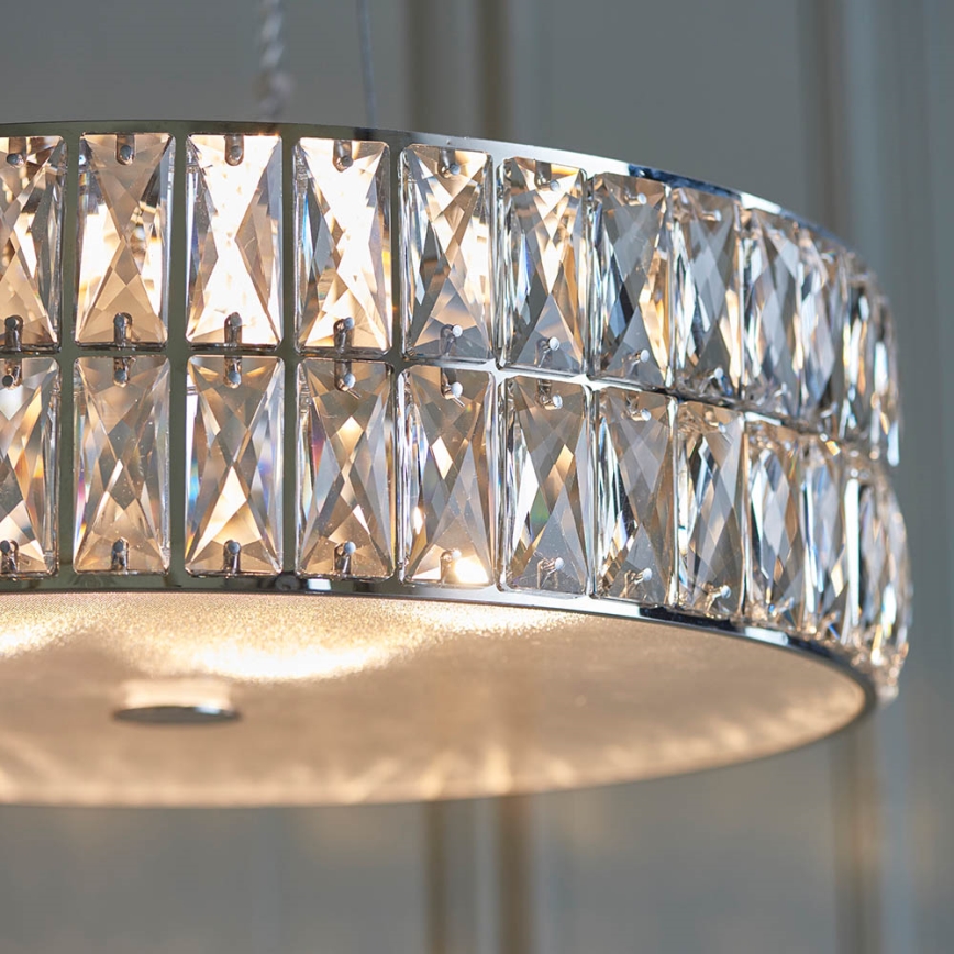 Endon 76513 - Lámpara colgante LED VERINA con cable 5xLED/5W/230V, cromado brillante