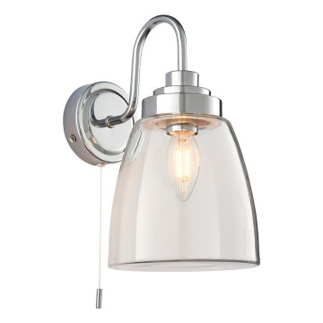 Endon 77088 - Aplique de pared para baño ASHBURY 1xE14/4W/230V IP44 cromo brillante