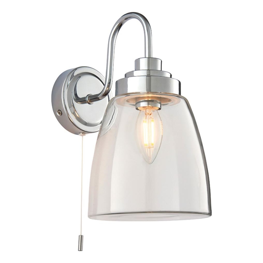 Endon 77088 - Aplique de pared para baño ASHBURY 1xE14/4W/230V IP44 cromo brillante