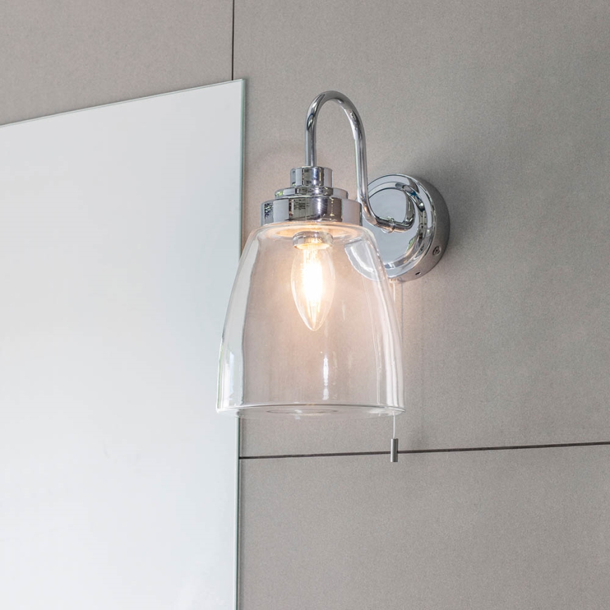 Endon 77088 - Aplique de pared para baño ASHBURY 1xE14/4W/230V IP44 cromo brillante