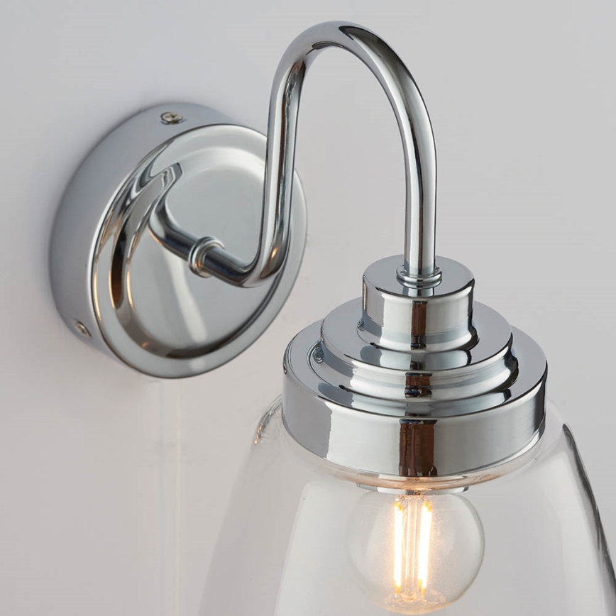 Endon 77088 - Aplique de pared para baño ASHBURY 1xE14/4W/230V IP44 cromo brillante