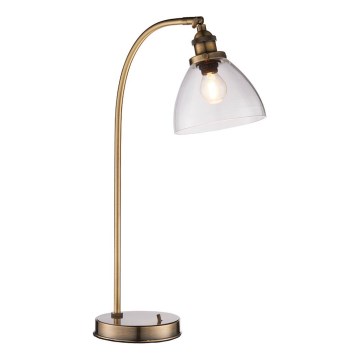 Endon 77859 - Lámpara de mesa HANSEN 1xE14/40W/230V latón