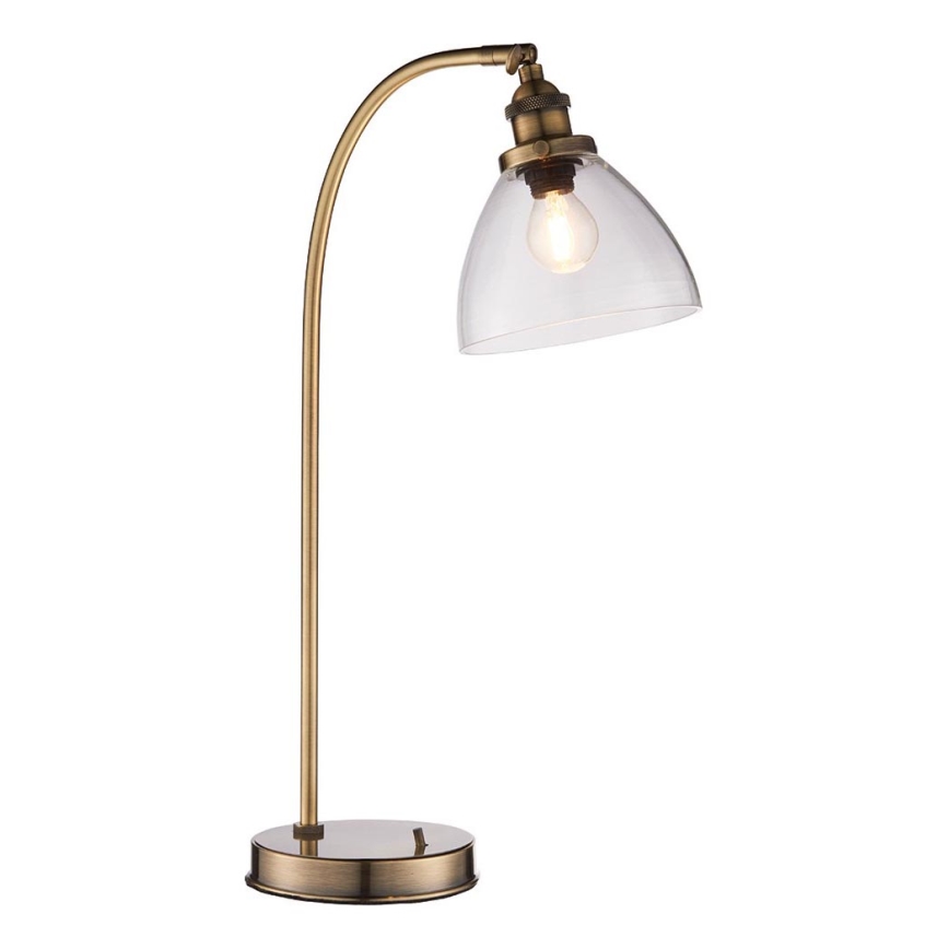Endon 77859 - Lámpara de mesa HANSEN 1xE14/40W/230V latón