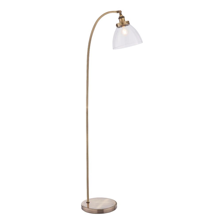 Endon 77860 - Lámpara de pie HANSEN 1xE27/40W/230V latón