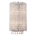 Endon 81978 - Aplique de cristal GALINA 2xG9/25W/230V cromo brillante