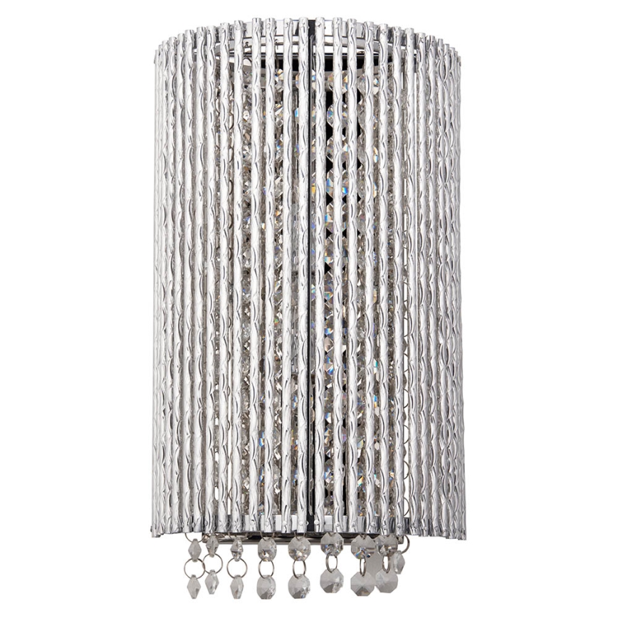 Endon 81978 - Aplique de cristal GALINA 2xG9/25W/230V cromo brillante