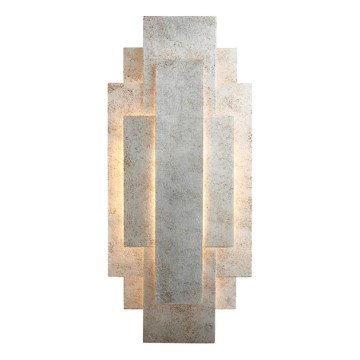 Endon 90451 - Aplique de pared ALZARE 2xG9/3W/230V blanco patinado
