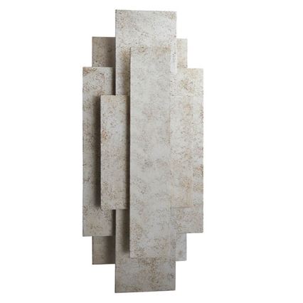 Endon 90451 - Aplique de pared ALZARE 2xG9/3W/230V blanco patinado
