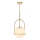 Endon 90844 - Lámpara de techo ONTARIO con varilla 1xE27/10W/230V latón
