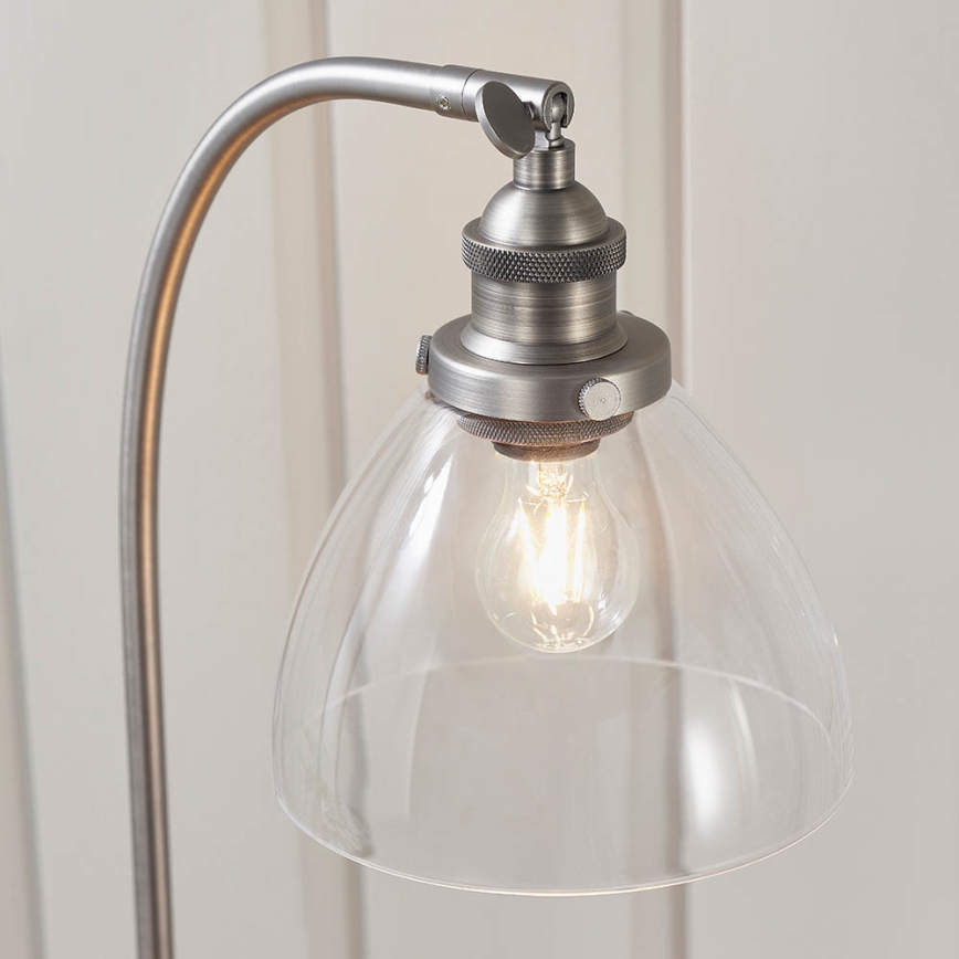 Endon 91740 - Lámpara de mesa HANSEN 1xE14/40W/230V cromo mate