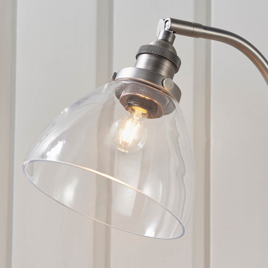 Endon 91740 - Lámpara de mesa HANSEN 1xE14/40W/230V cromo mate