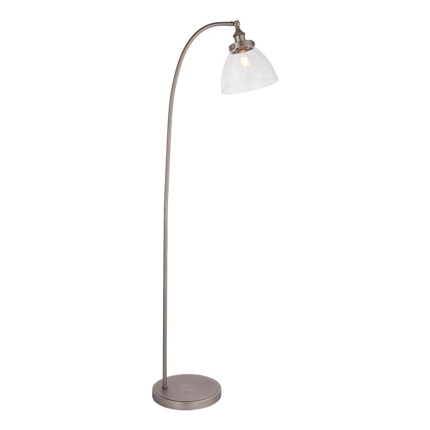 Endon 91741 - Lámpara de pie HANSEN 1xE27/40W/230V cromo mate
