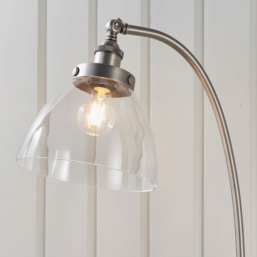 Endon 91741 - Lámpara de pie HANSEN 1xE27/40W/230V cromo mate