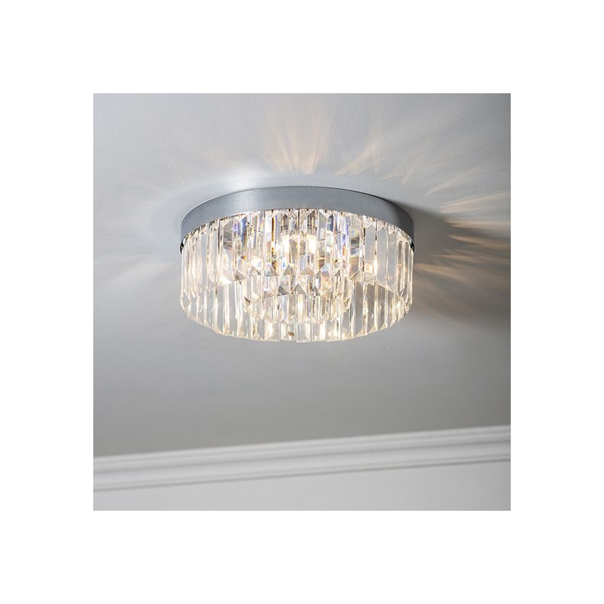 Endon 91811 - Lámpara de techo para baño SHIMMER 5xG9/18W/230V IP44 cromo brillante