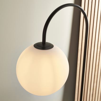 Endon 92424 - Lámpara de pie HALO 1xE14/7W/230V negra