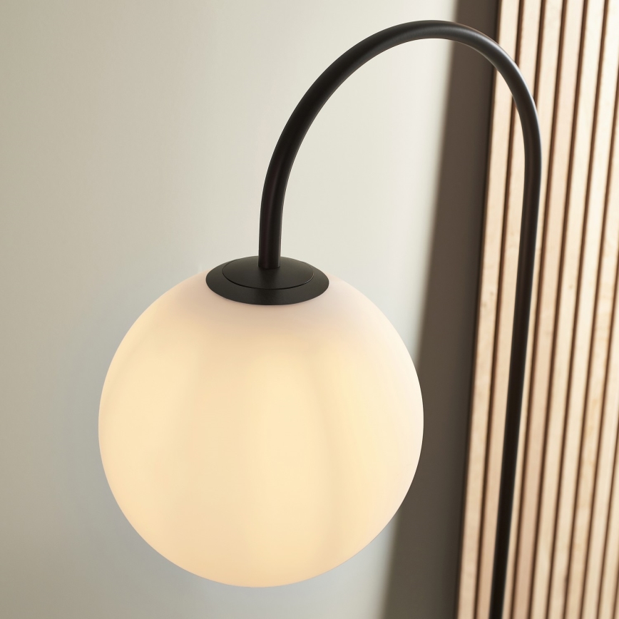 Endon 92424 - Lámpara de pie HALO 1xE14/7W/230V negra