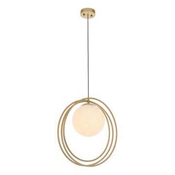 Endon 92488 - Lámpara colgante con cable EMILIO 1xE27/10W/230V dorada