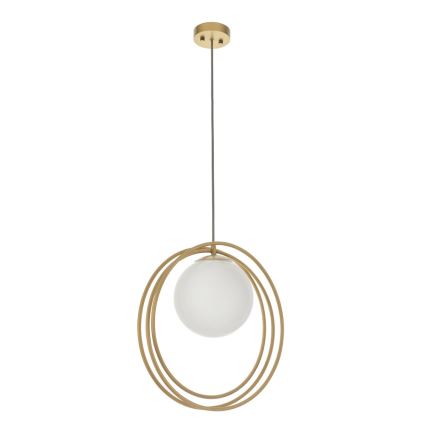 Endon 92488 - Lámpara colgante con cable EMILIO 1xE27/10W/230V dorada