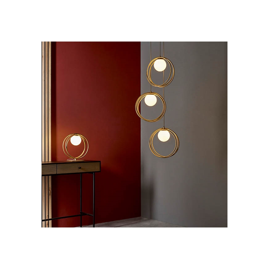 Endon 92491 - Lámpara de mesa EMILIO 1xG9/3W/230V dorada