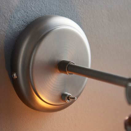 Endon 92874 - Foco de pared HAL 1xE27/10W/230V bronce/cobre/transparente