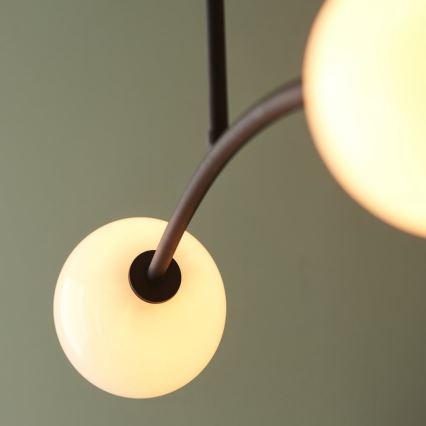 Endon 92940 - Lámpara de techo con varilla BALANCE 4xG9/3W/230V negro/blanco