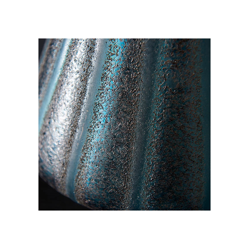 Endon 93059 - Lámpara de sobremesa ALYSSIA 1xE27/10W/230V dorada/azul