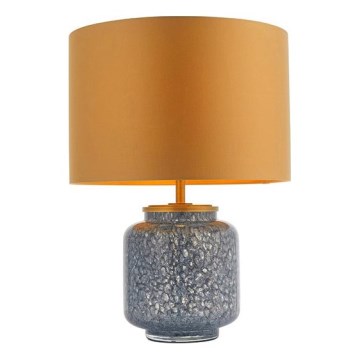 Endon 93067 - Lámpara de mesa ZINNIA 1xE27/10W/230V azul/dorada