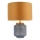 Endon 93067 - Lámpara de mesa ZINNIA 1xE27/10W/230V azul/dorada