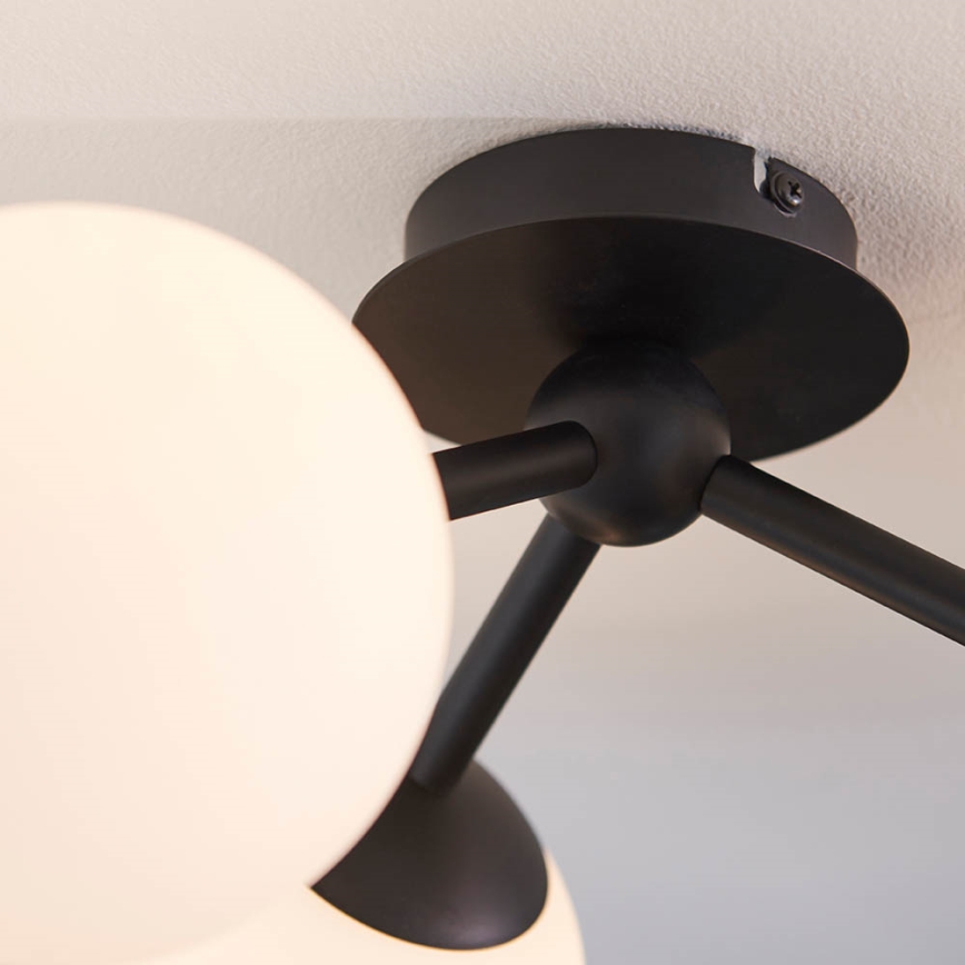 Endon 93489 - Plafón de techo para baño FRIO 3xG9/3W/230V IP44 negro