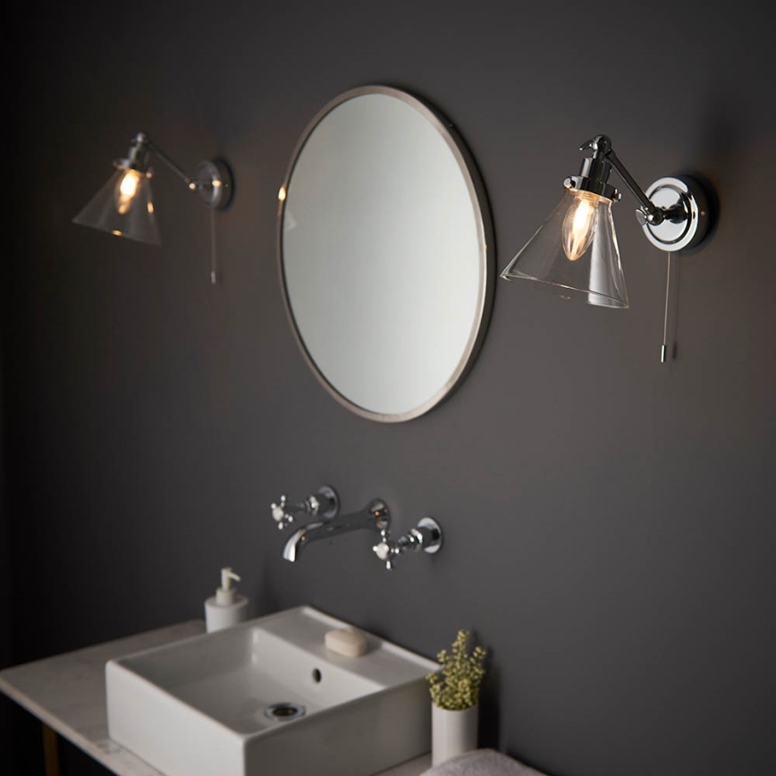 Endon 93853 - Aplique de baño FARADAY 1xG9/3W/230V IP44 cromo brillante
