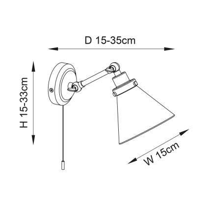 Endon 93853 - Aplique de baño FARADAY 1xG9/3W/230V IP44 cromo brillante