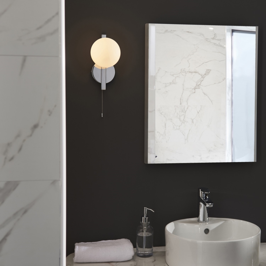 Endon 94080 - Aplique de pared para baño SPA 1xG9/3W/230V IP44 cromo brillante