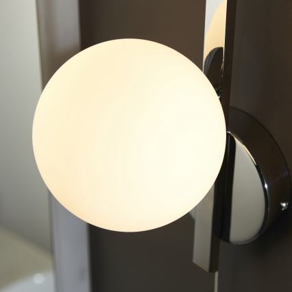 Endon 94080 - Aplique de pared para baño SPA 1xG9/3W/230V IP44 cromo brillante