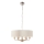 Endon 94357 - Lámpara de araña con cadena HIGHCLERE 6xE14/40W/230V Ø 55 cm beige/cromo mate