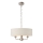 Endon 94361 - Lámpara colgante con cadena HIGHCLERE 3xE14/40W/230V beige/cromo mate diá. 45 cm